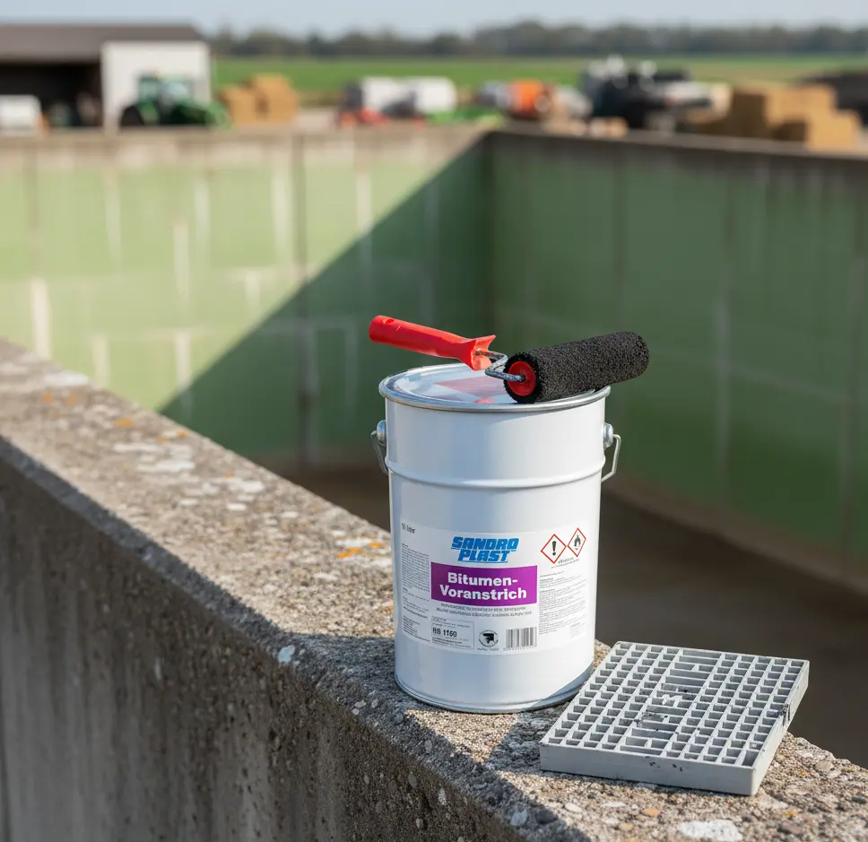 Bitumen Voranstrich Grundierung Haftvermittler DIN 18533-2 für Beton Mauerwerk - Grundierung Haftvermittler Primer Vorbereitung - Vorschau